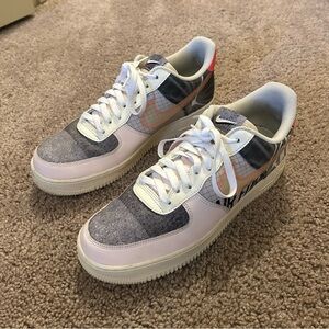 Nike Air Force 1 ’07 Low Premium 2 Zine Multicolor Men’s Size 10.5